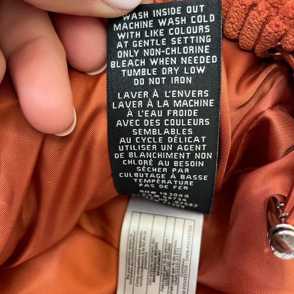 NWT 7 for All Mankind Corduroy Cropped Puffer Jacket Size S - Picture 10 of 16